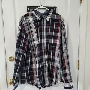 Ecko Unlimited, Plaid Button Down Shirt, XXL